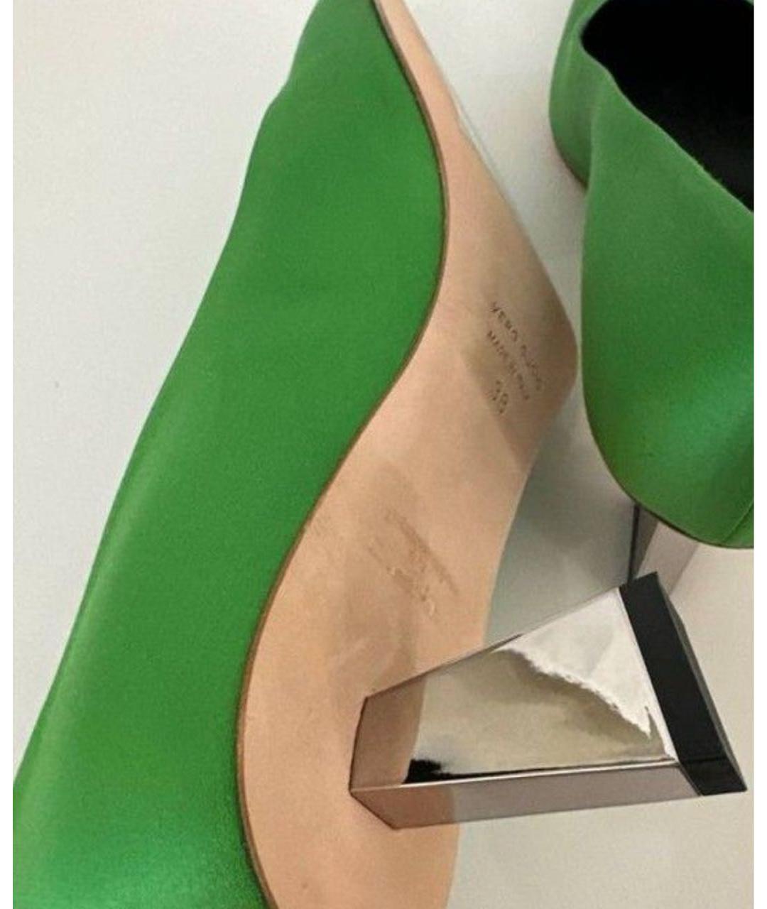 SPORTMAX Зеленые туфли, фото 7
