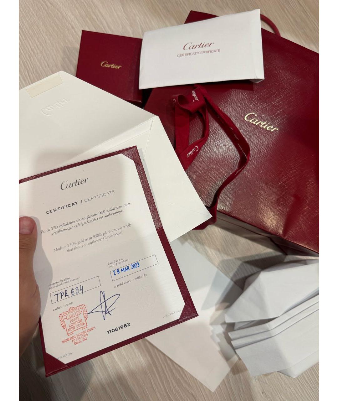 CARTIER Кольцо из белого золота, фото 5