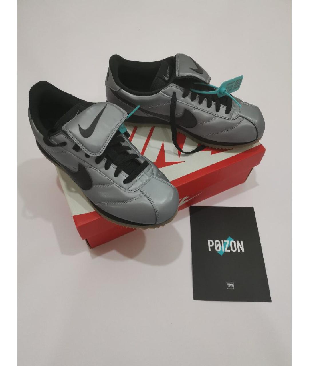 NIKE Серые низкие кроссовки / кеды, фото 5