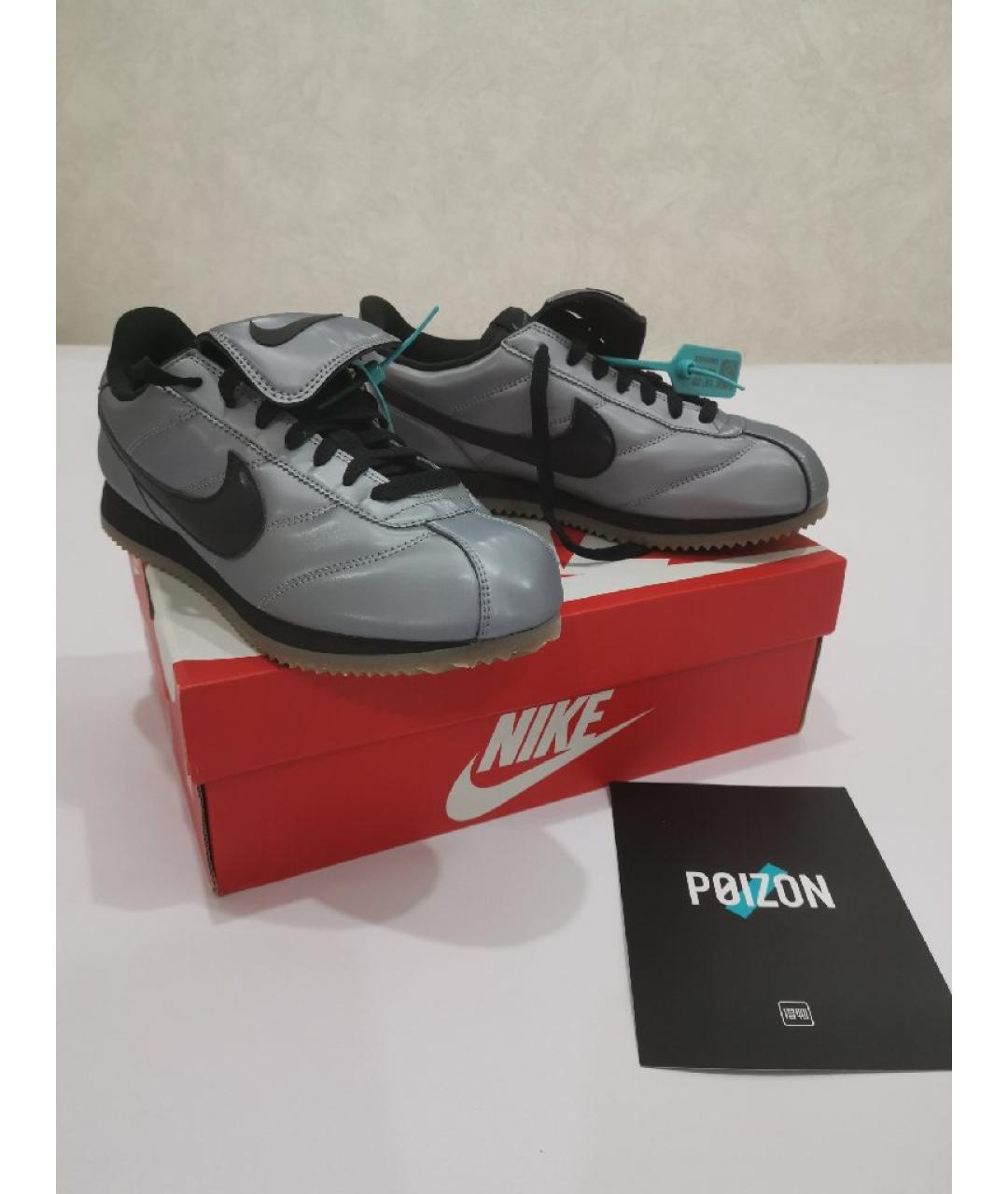 NIKE Серые низкие кроссовки / кеды, фото 6