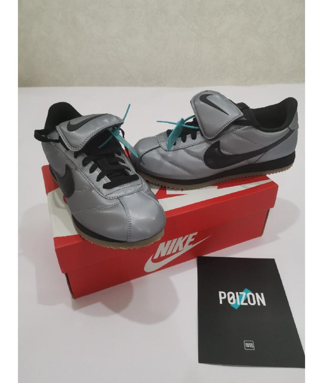 NIKE Серые низкие кроссовки / кеды, фото 7