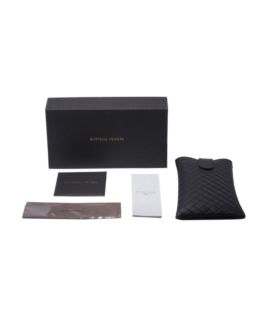 BOTTEGA VENETA Серые металлические солнцезащитные очки, фото 4