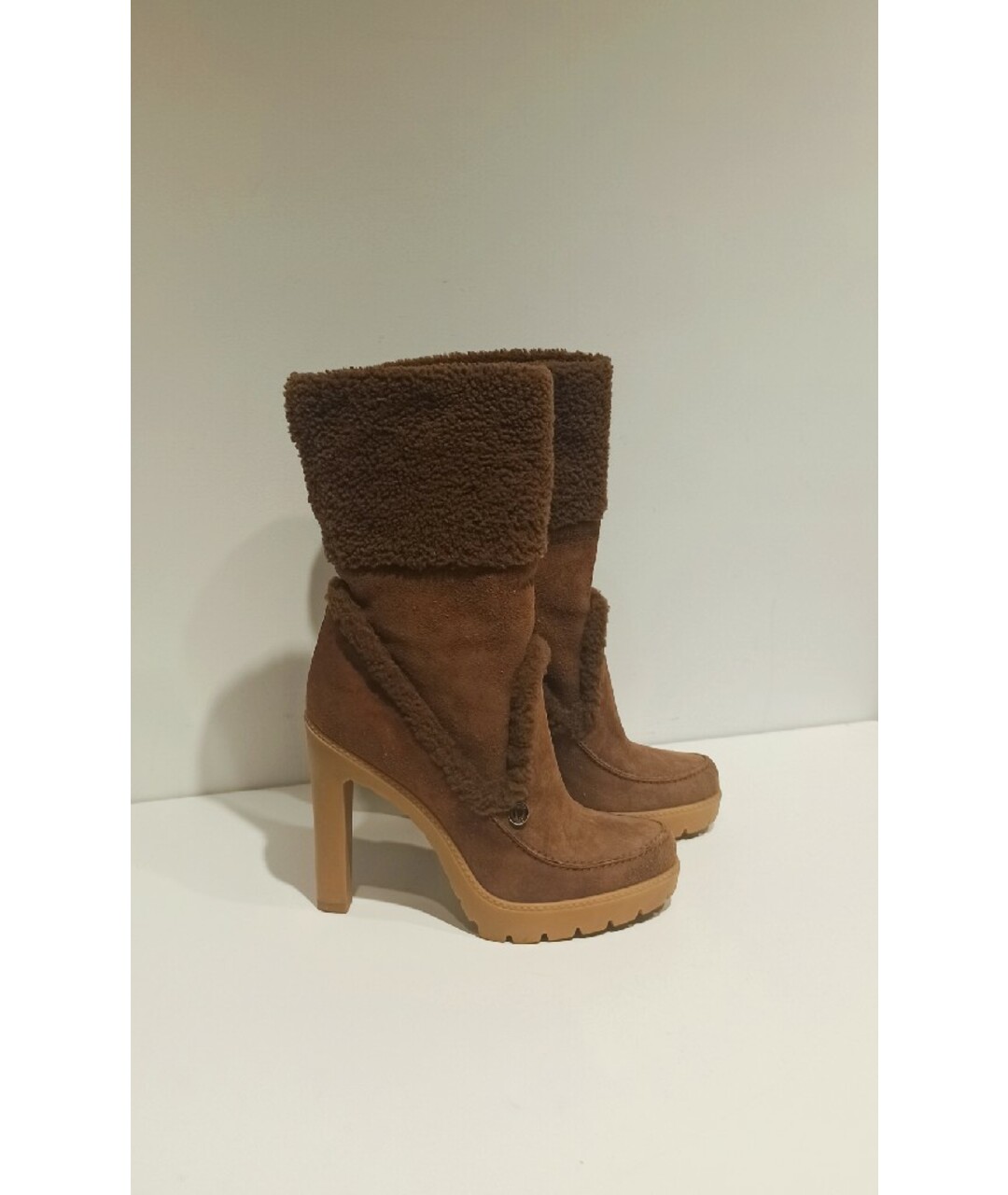 CHRISTIAN DIOR Замшевые сапоги, фото 2