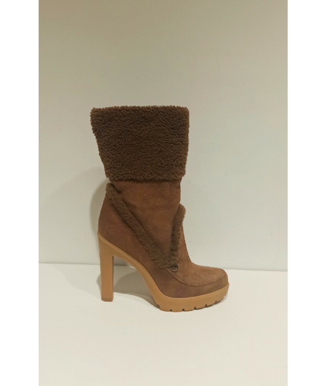 CHRISTIAN DIOR Замшевые сапоги, фото 7