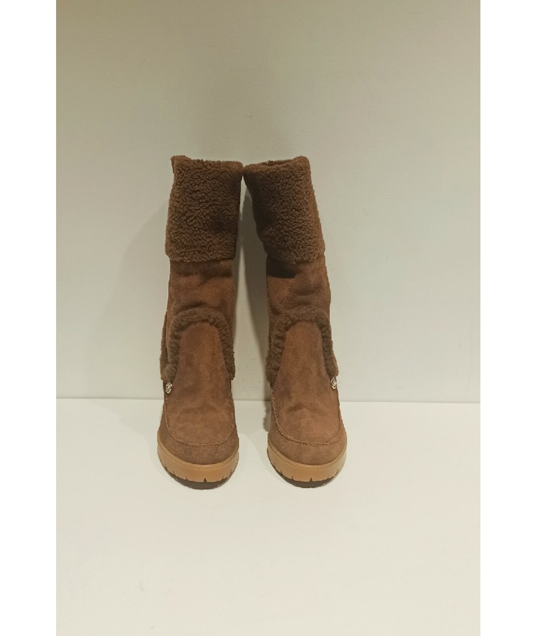 CHRISTIAN DIOR Замшевые сапоги, фото 3