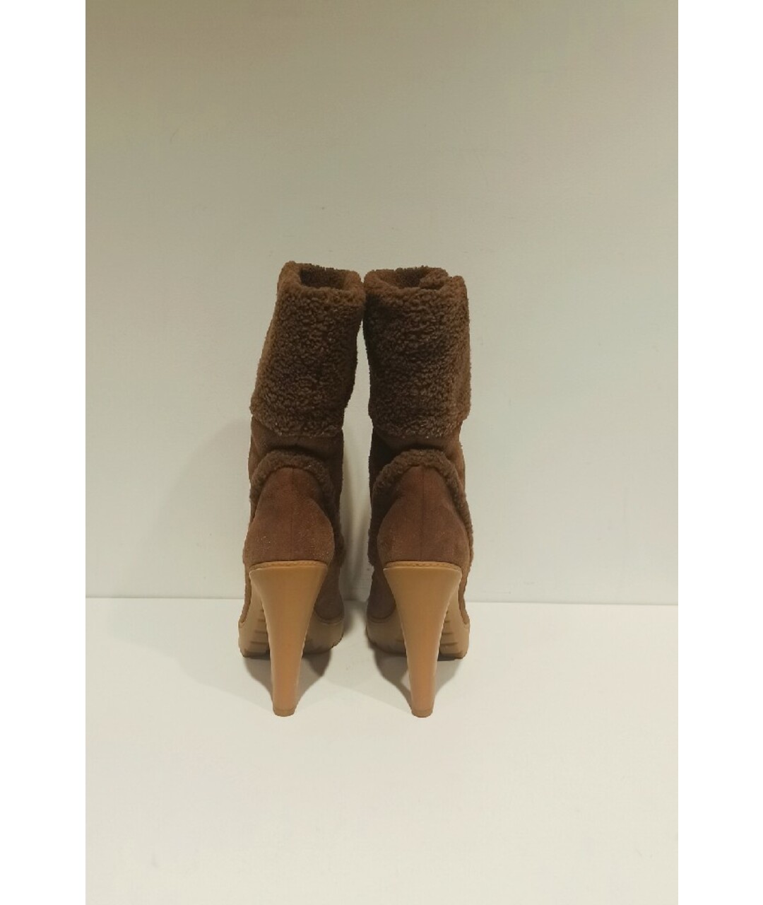 CHRISTIAN DIOR Замшевые сапоги, фото 4