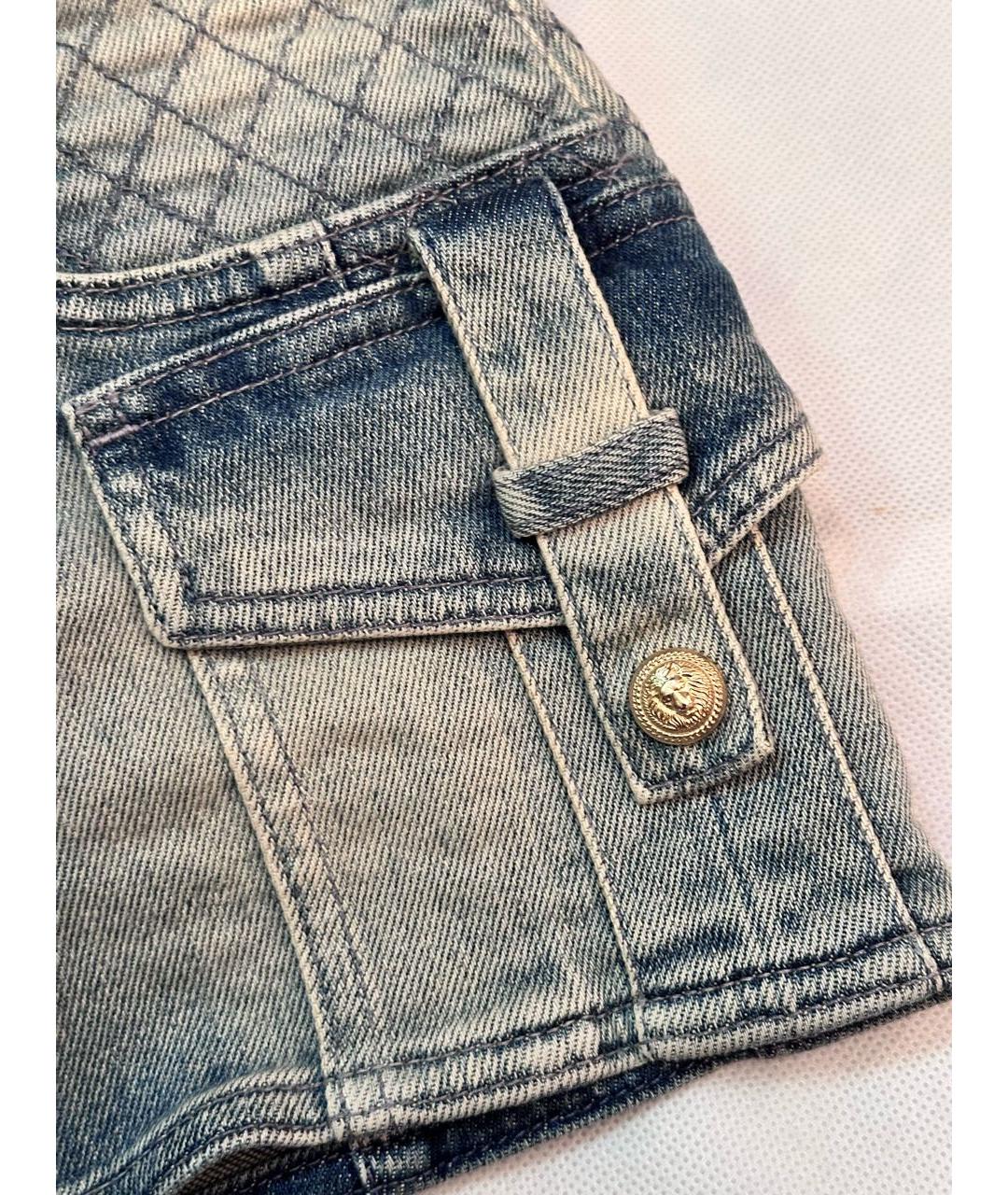 BALMAIN Хлопко-эластановые шорты, фото 3