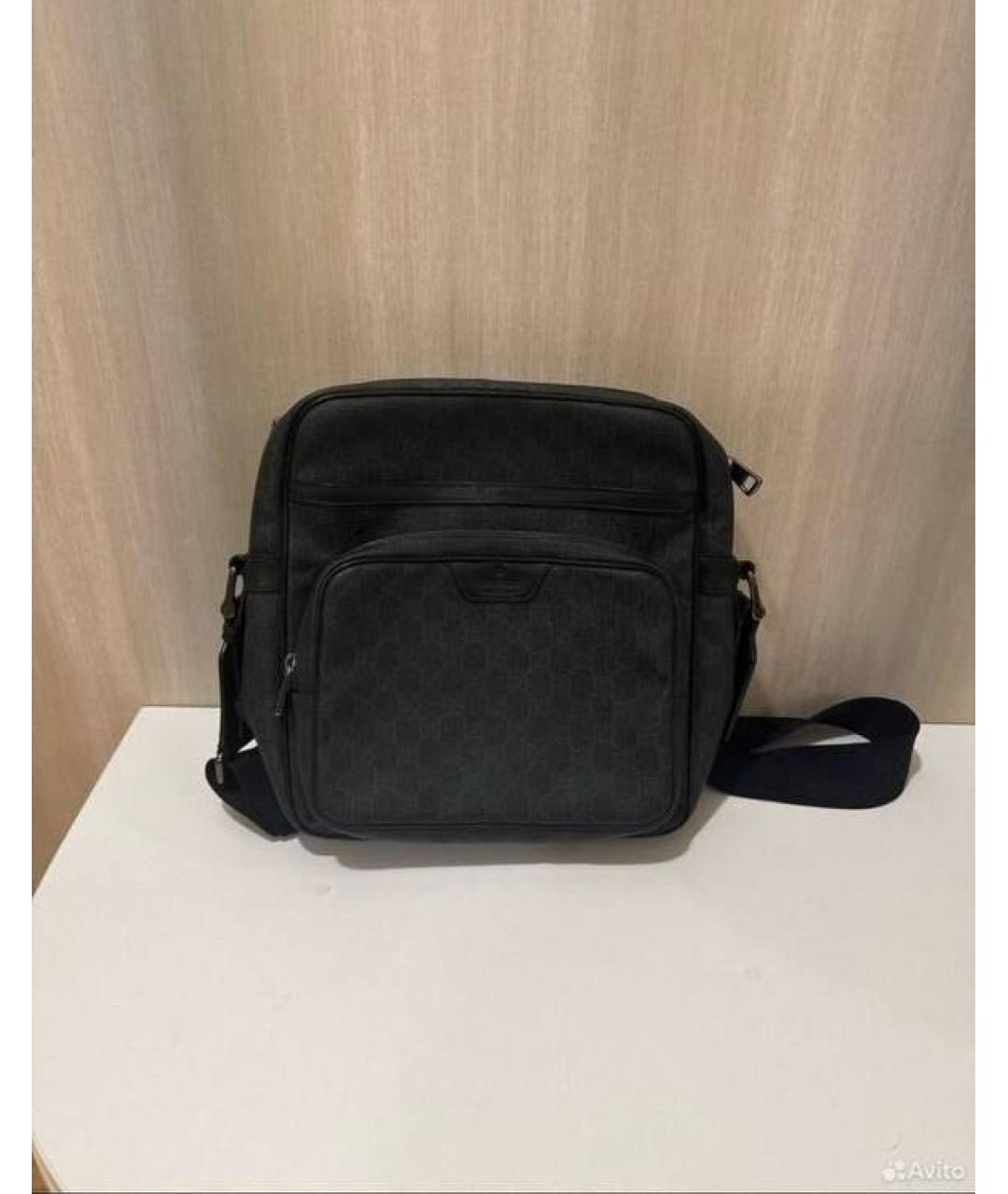 GUCCI Черная сумка на плечо, фото 3