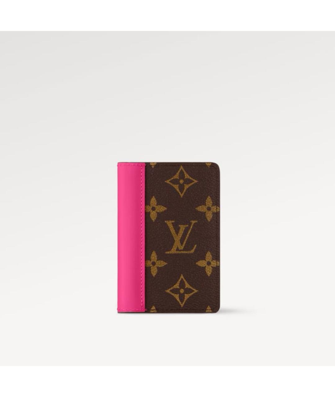 LOUIS VUITTON Коричневый кардхолдер, фото 5