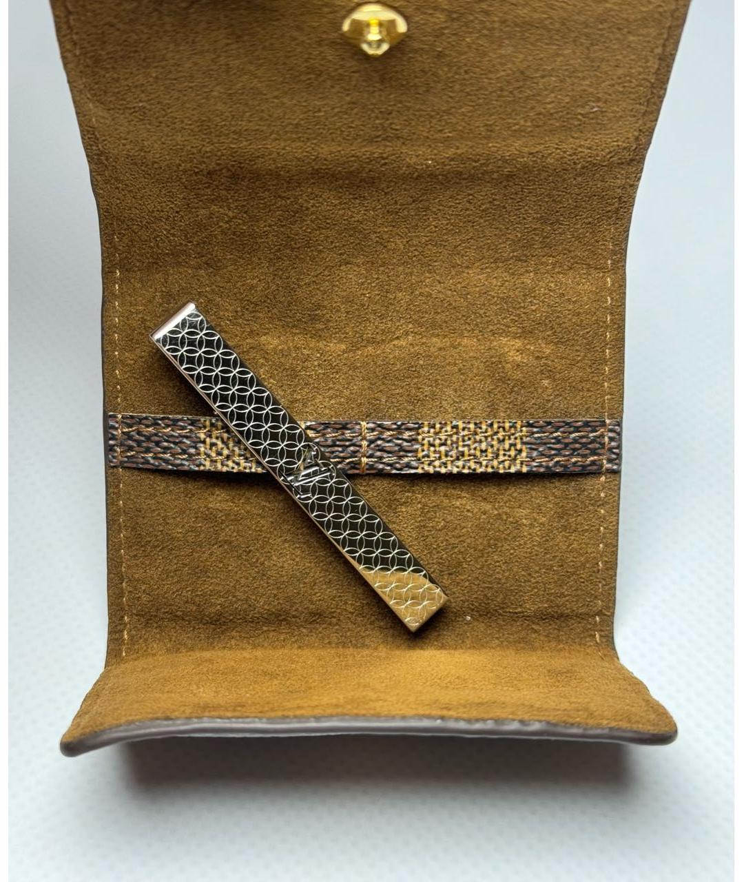 LOUIS VUITTON Серебрянный галстук, фото 6