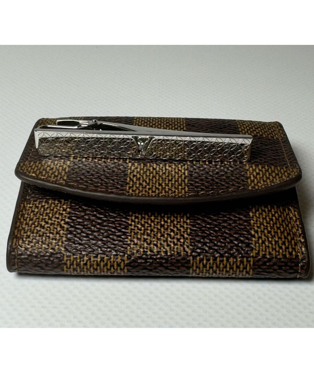 LOUIS VUITTON Серебрянный галстук, фото 4