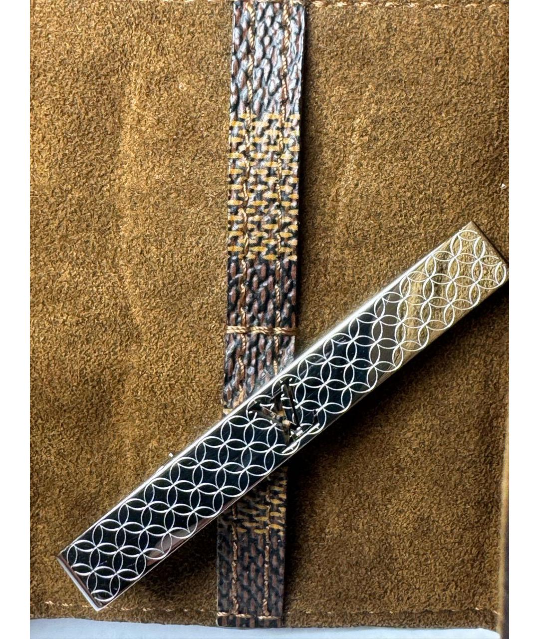 LOUIS VUITTON Серебрянный галстук, фото 2