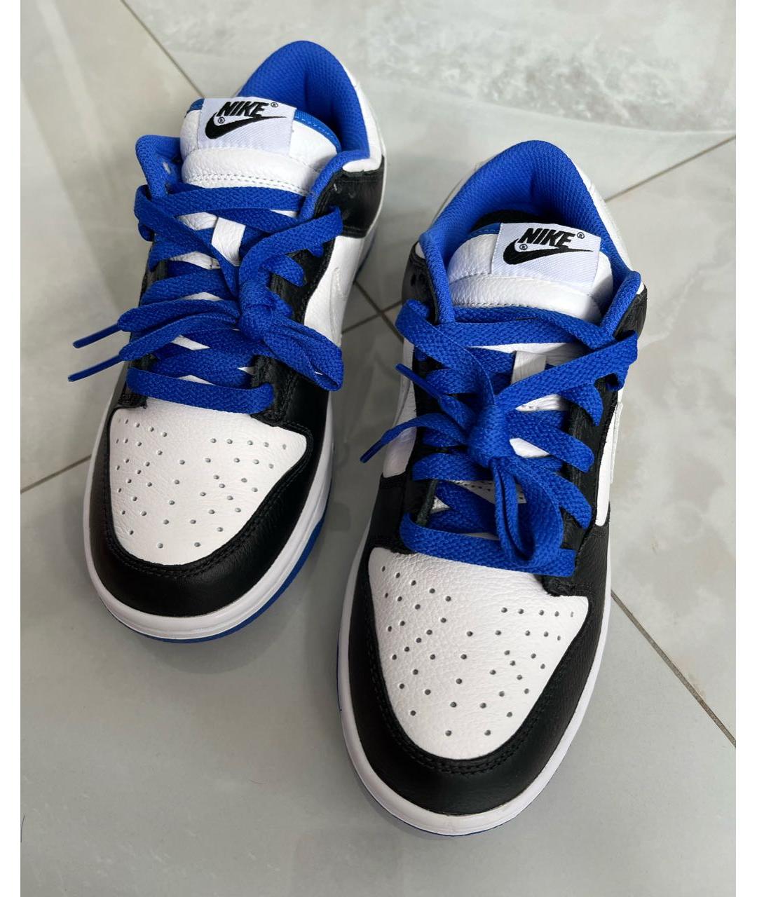 NIKE Белые кожаные кроссовки, фото 3