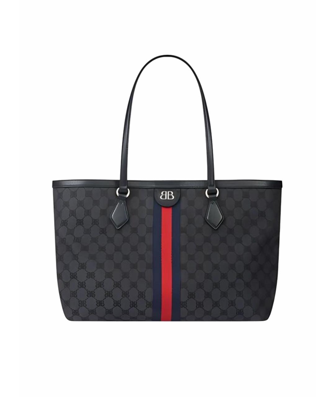 GUCCI Черная сумка тоут, фото 1