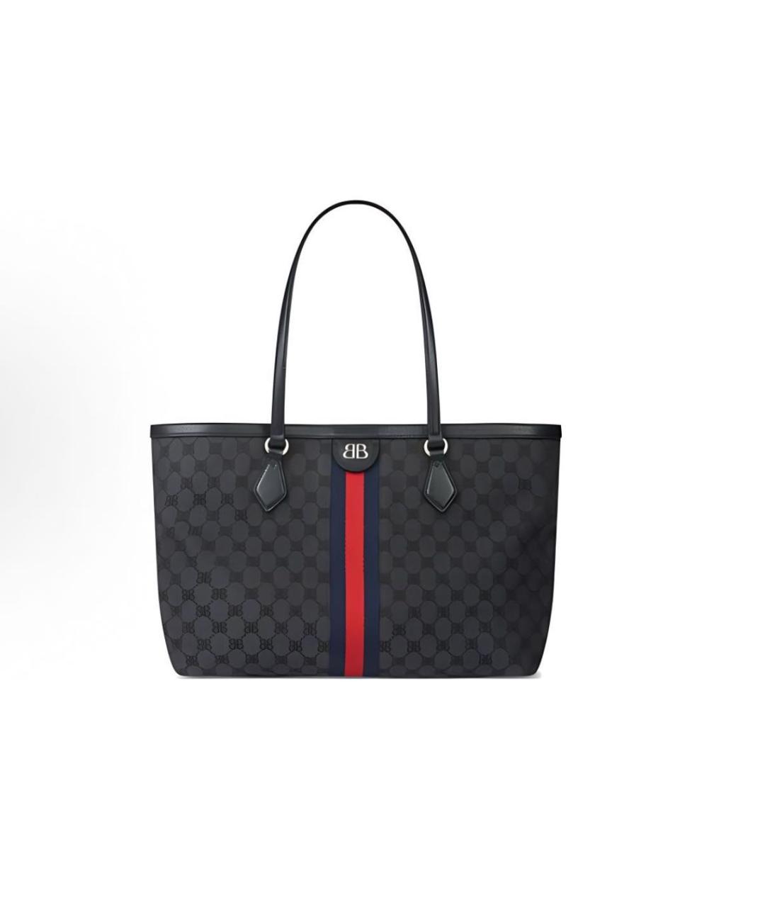 GUCCI Черная сумка тоут, фото 3
