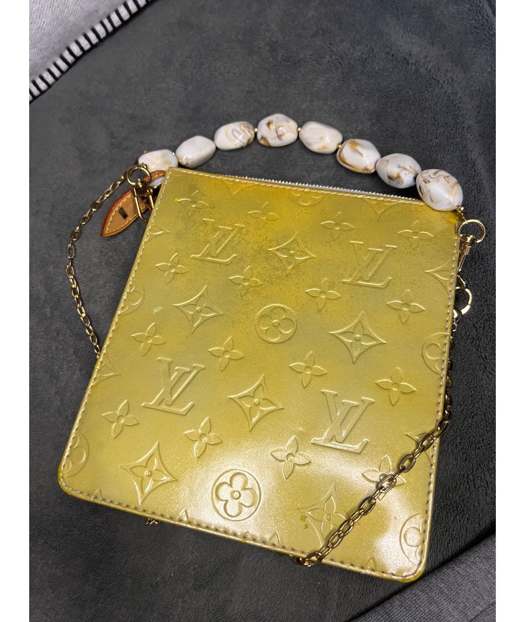 LOUIS VUITTON Горчичная сумка через плечо, фото 6