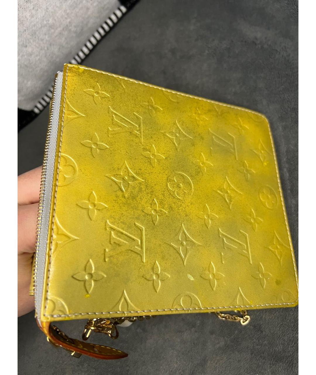 LOUIS VUITTON Горчичная сумка через плечо, фото 8