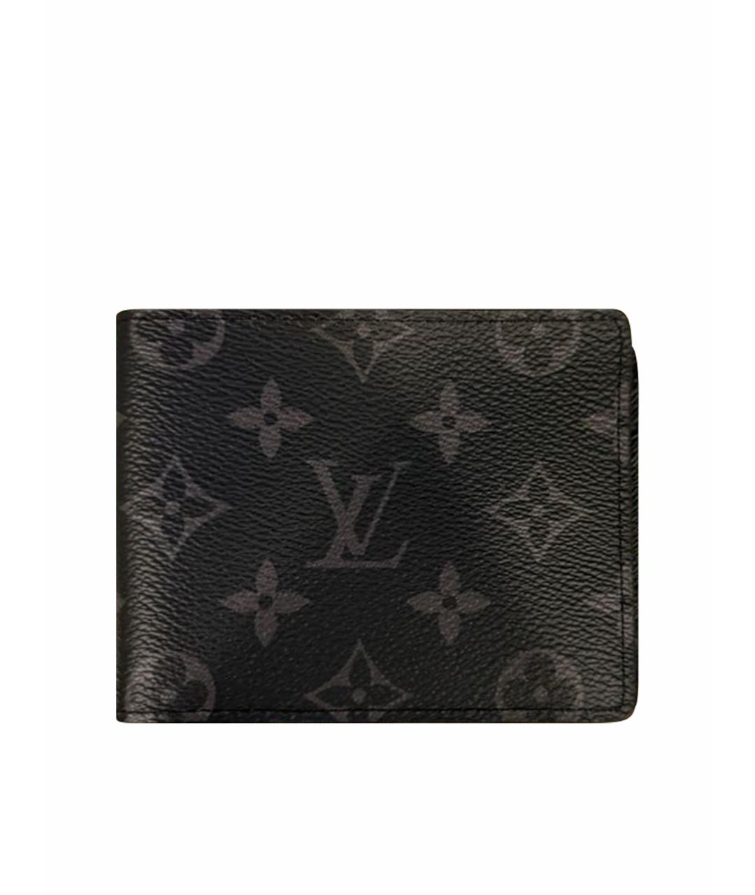 LOUIS VUITTON Черный кошелек из искусственной кожи, фото 1