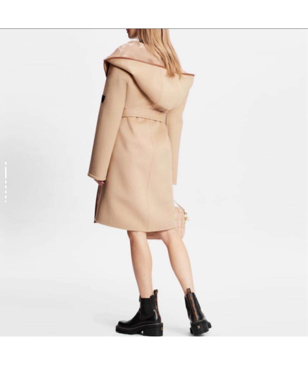 LOUIS VUITTON Бежевое пальто, фото 4