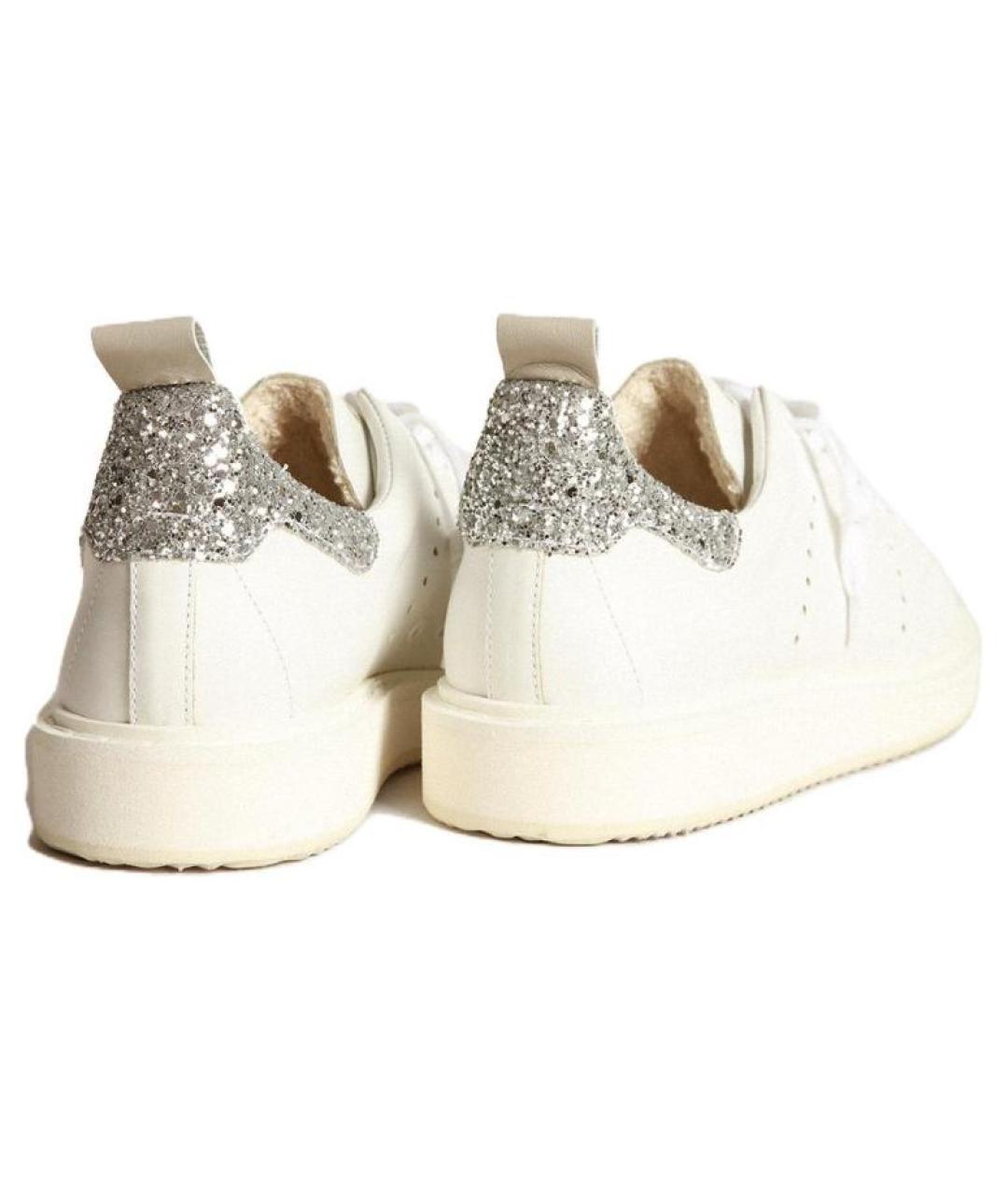 GOLDEN GOOSE DELUXE BRAND Белые кожаные кроссовки, фото 4