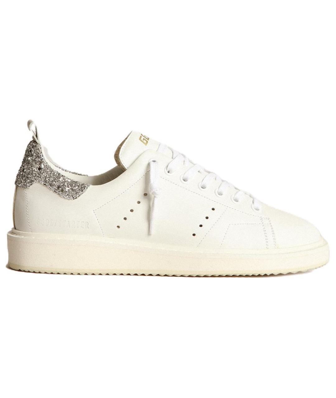 GOLDEN GOOSE DELUXE BRAND Белые кожаные кроссовки, фото 1