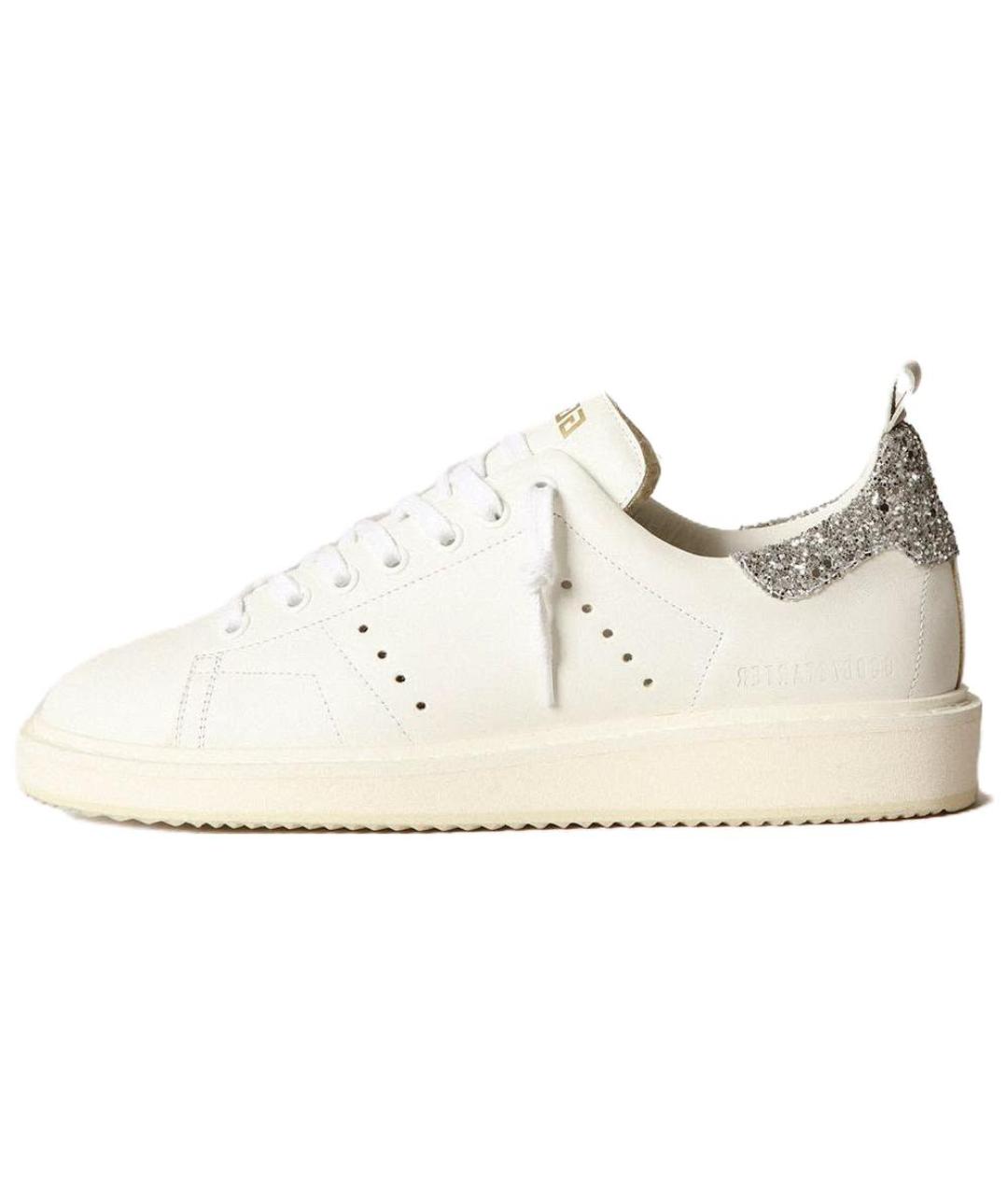 GOLDEN GOOSE DELUXE BRAND Белые кожаные кроссовки, фото 2