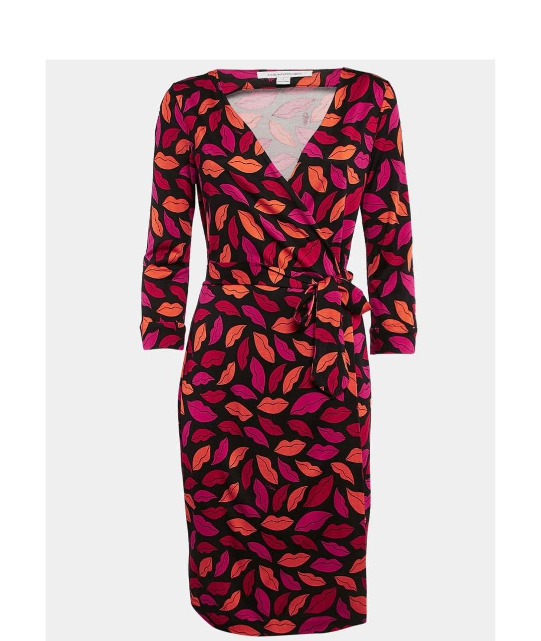DIANE VON FURSTENBERG Мульти повседневное платье, фото 9