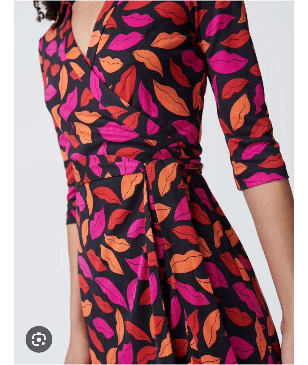 DIANE VON FURSTENBERG Мульти повседневное платье, фото 7