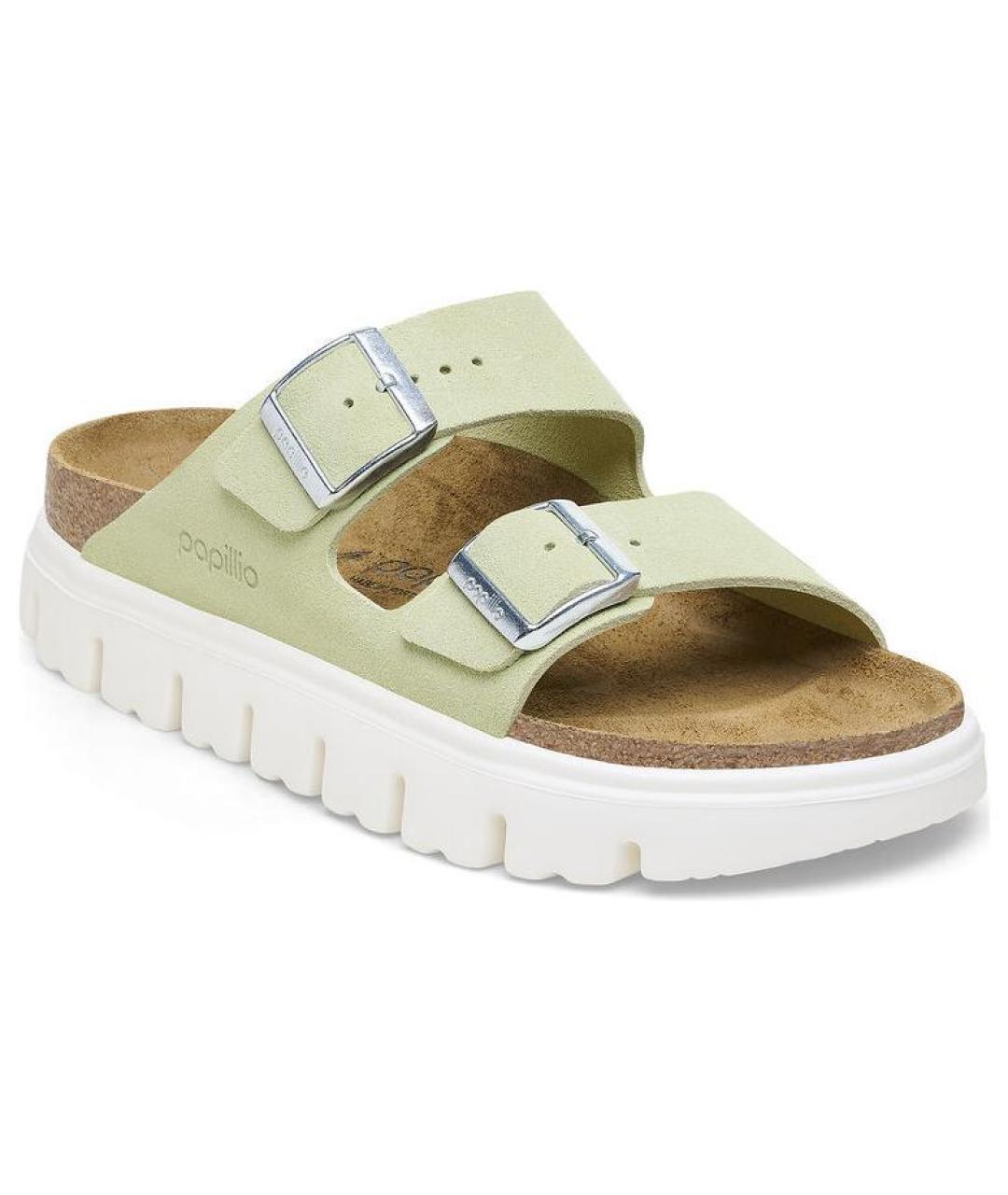 BIRKENSTOCK Салатовые сандалии, фото 2