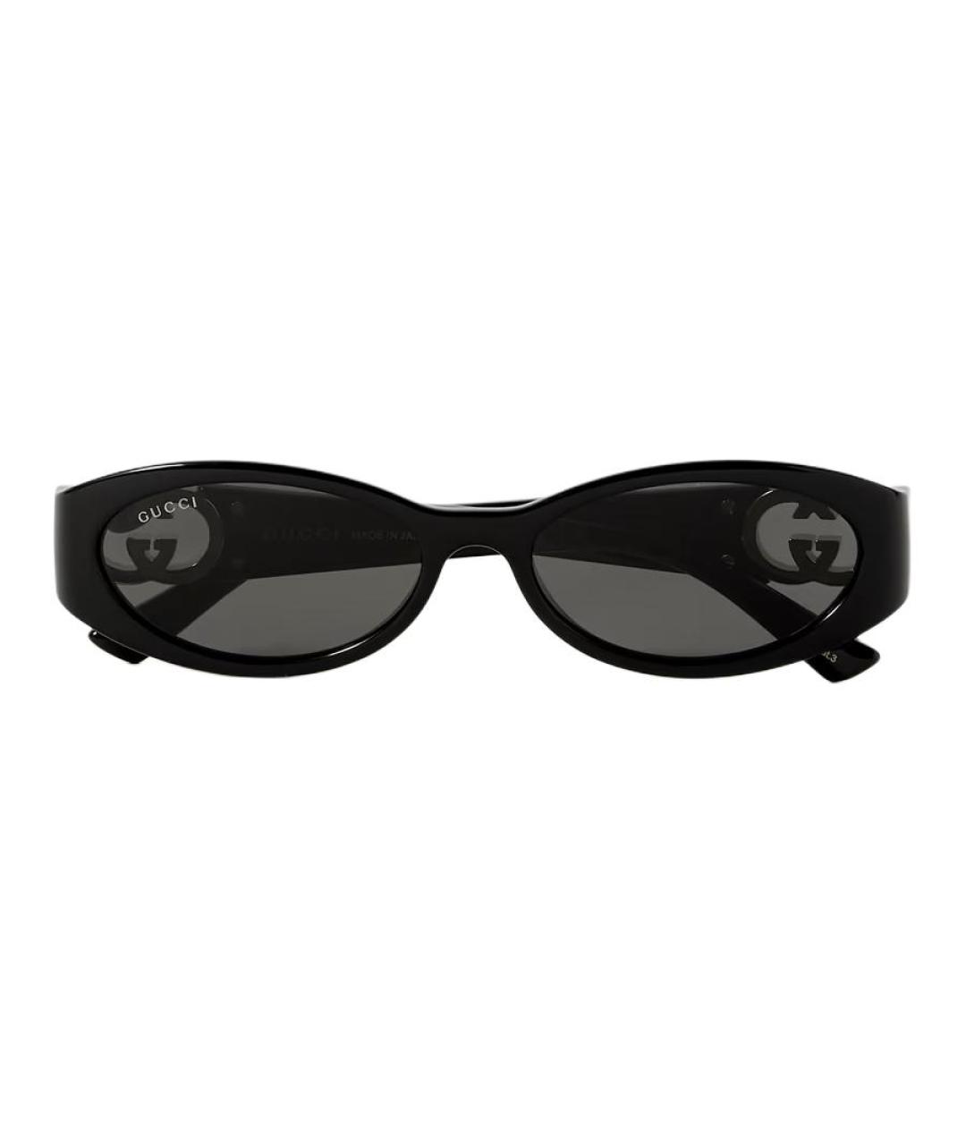 GUCCI Черные пластиковые солнцезащитные очки, фото 2