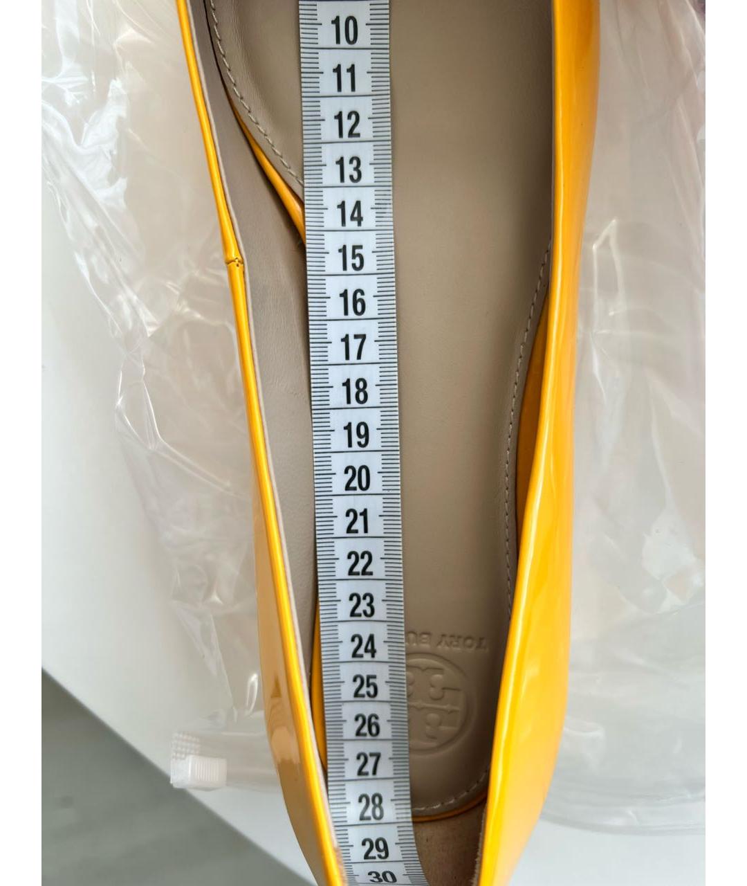 TORY BURCH Горчичные туфли, фото 6