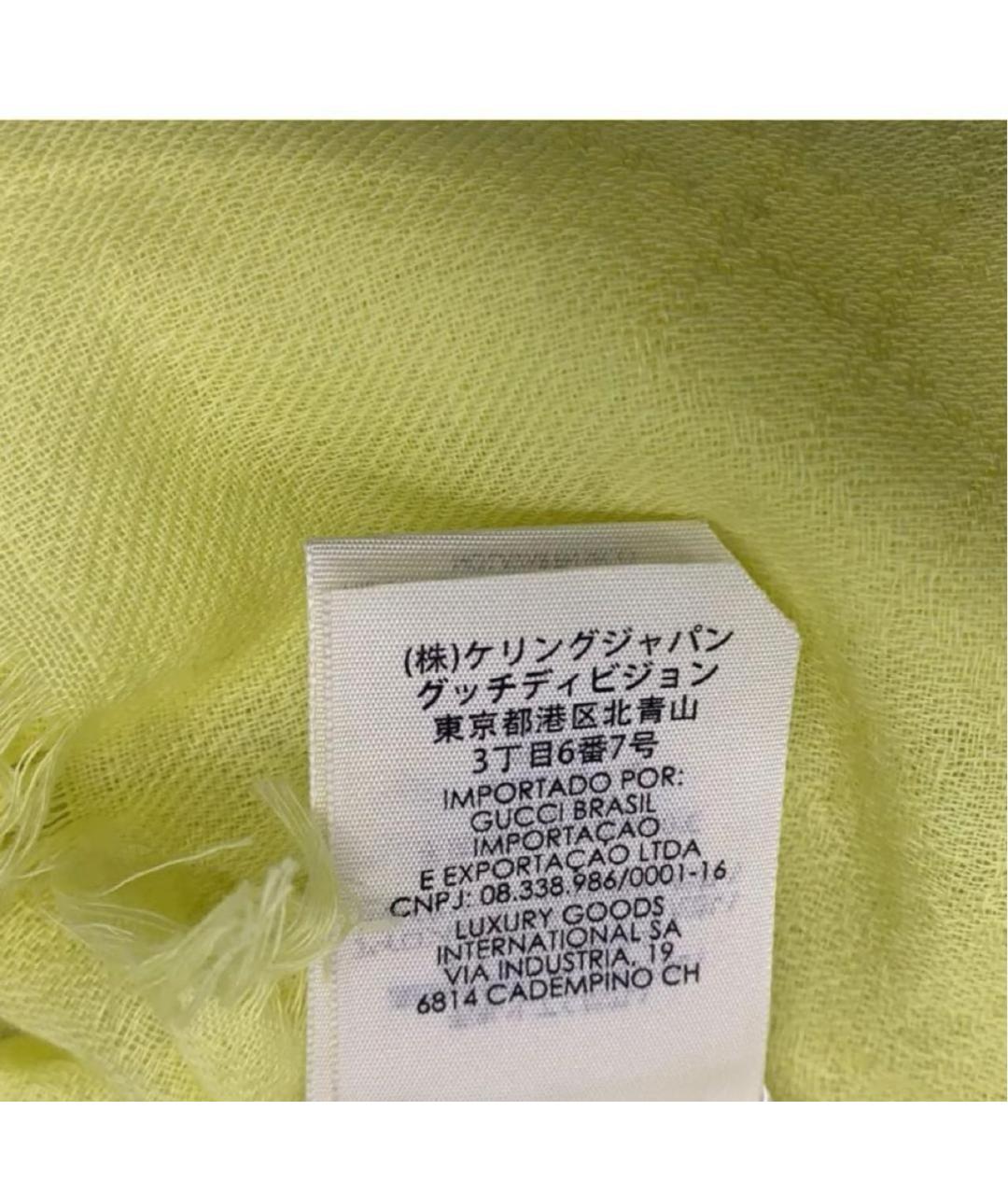 GUCCI Хлопковый шарф, фото 4
