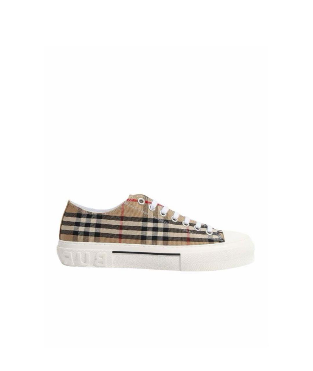 BURBERRY Текстильные кеды, фото 1