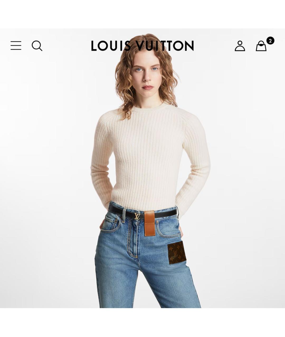LOUIS VUITTON Ремень, фото 3