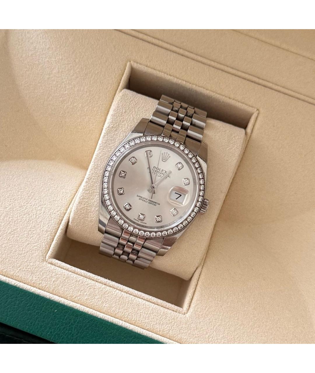 ROLEX Часы из белого золота, фото 4