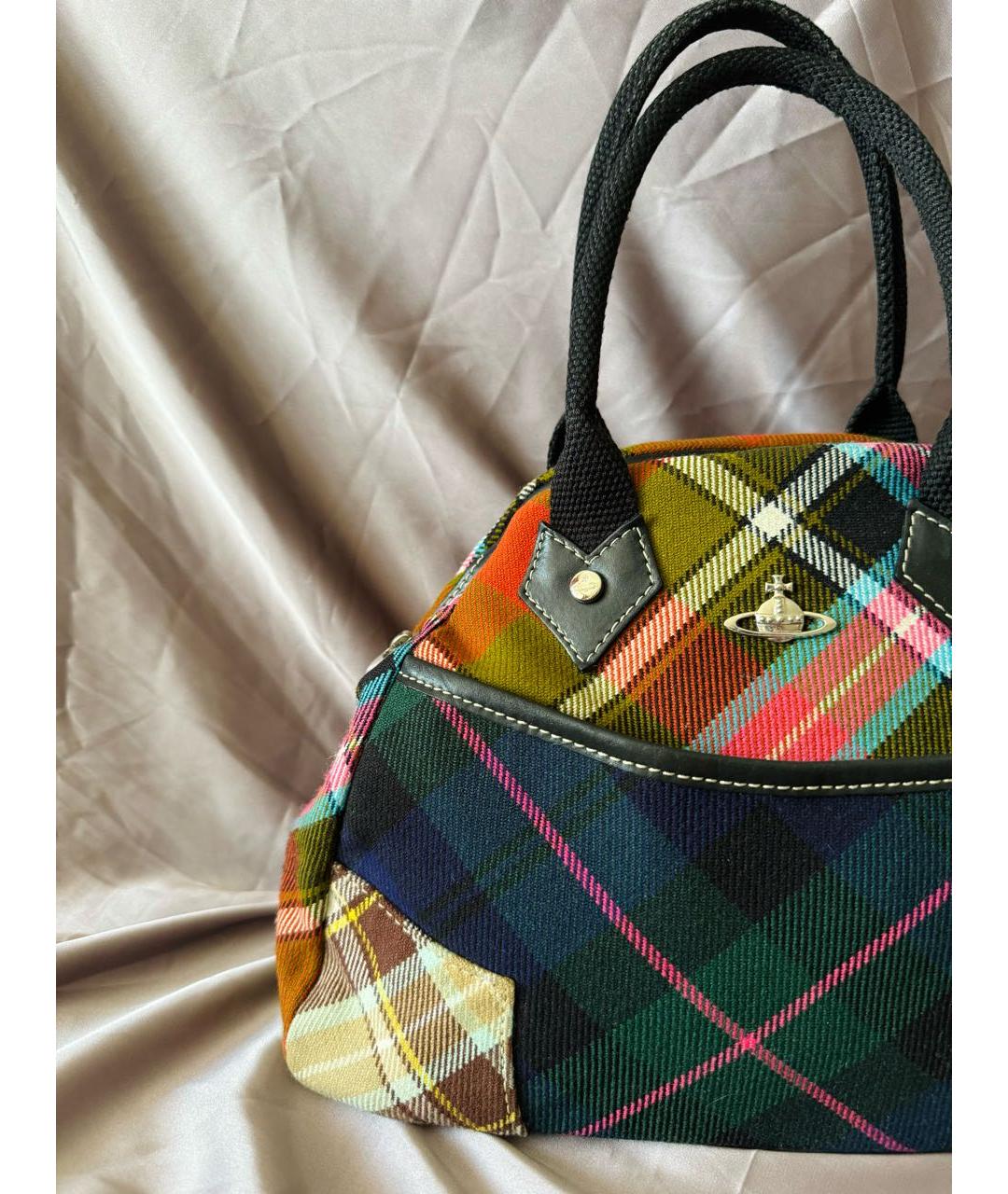 VIVIENNE WESTWOOD Мульти тканевая сумка тоут, фото 4