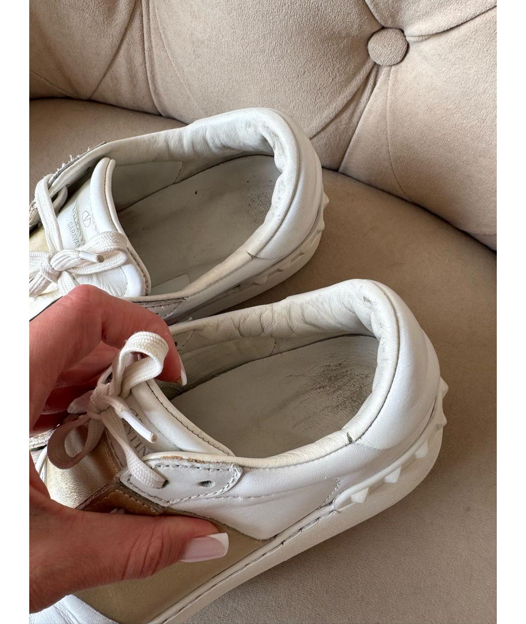 VALENTINO Белые кожаные кеды, фото 8