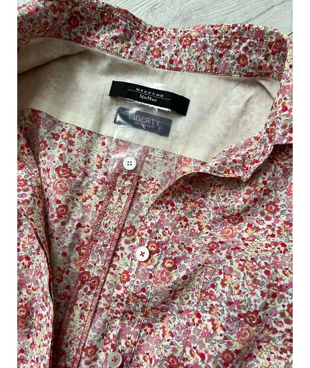 WEEKEND MAX MARA Мульти хлопковое повседневное платье, фото 3