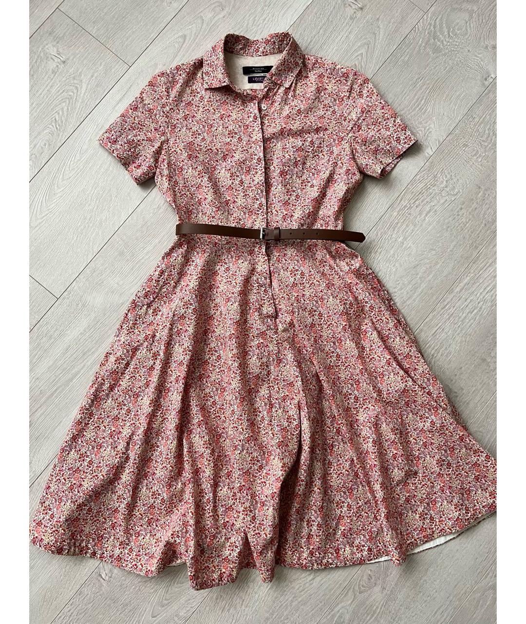 WEEKEND MAX MARA Мульти хлопковое повседневное платье, фото 6