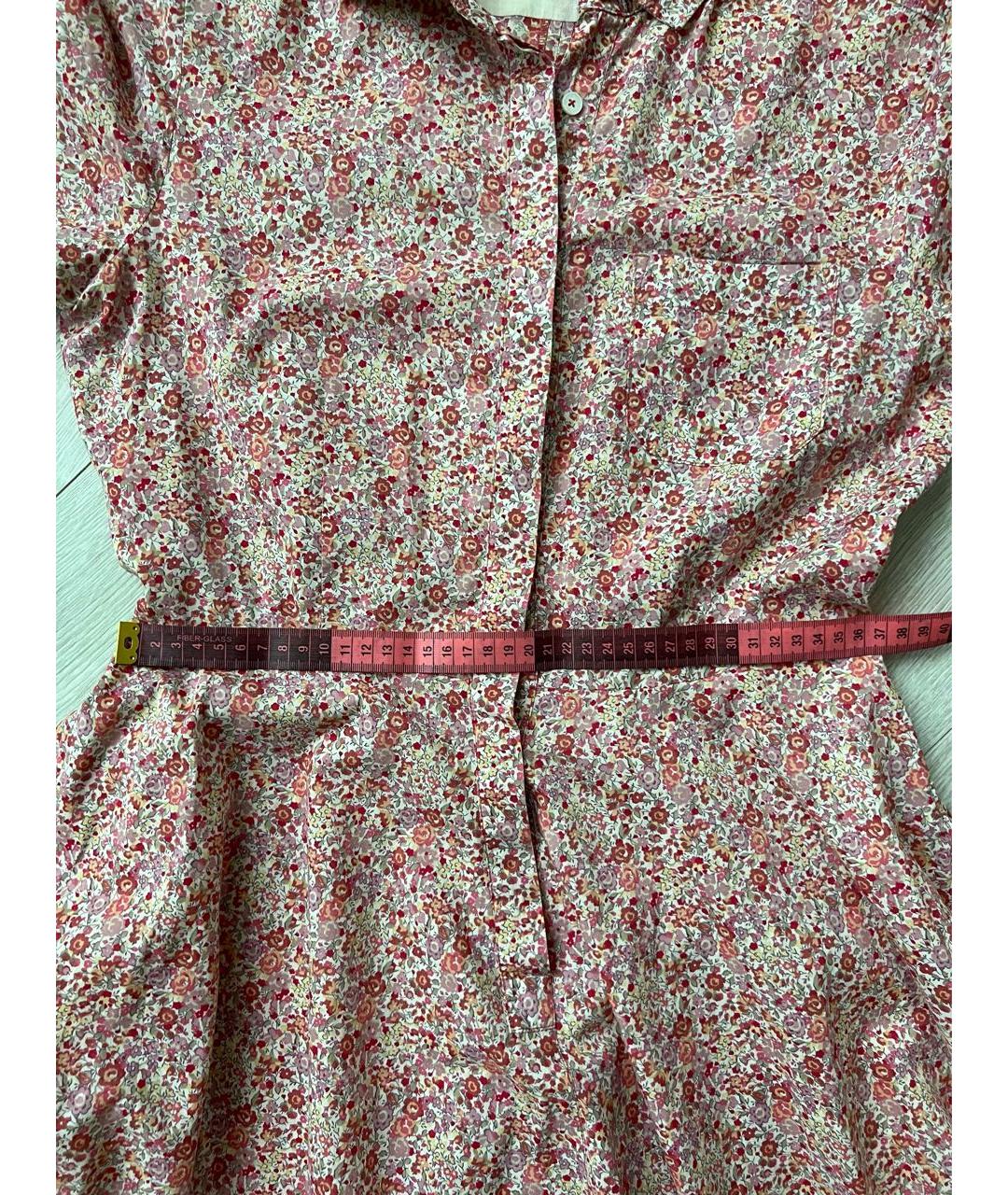 WEEKEND MAX MARA Мульти хлопковое повседневное платье, фото 5