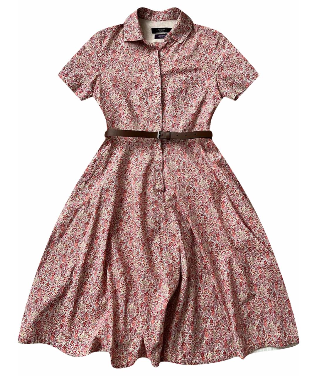 WEEKEND MAX MARA Мульти хлопковое повседневное платье, фото 1