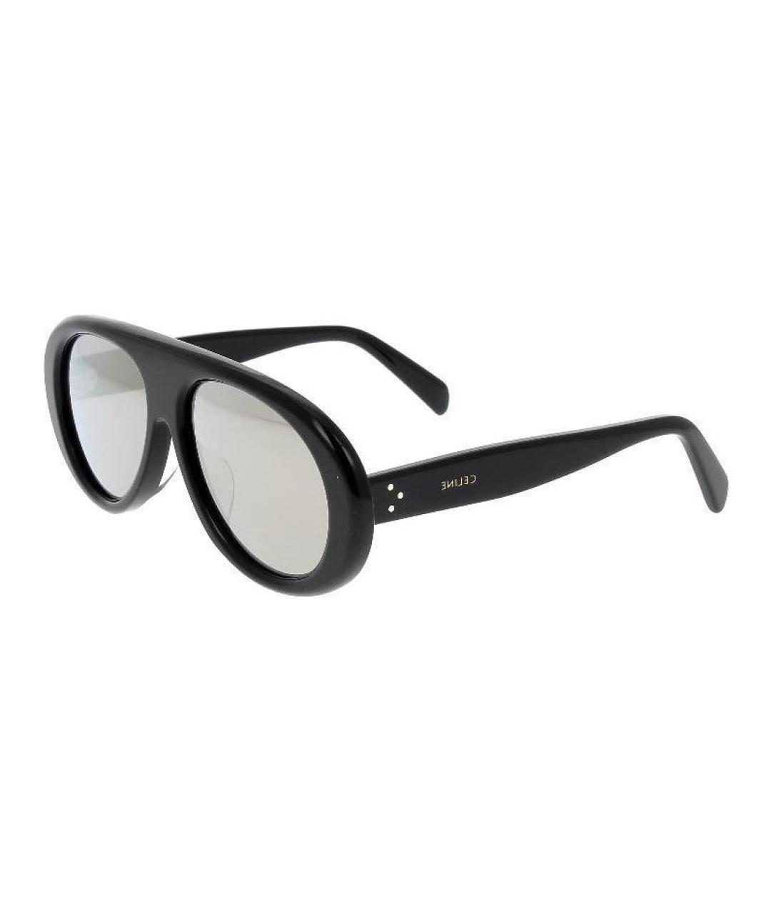 CELINE Черные пластиковые солнцезащитные очки, фото 1