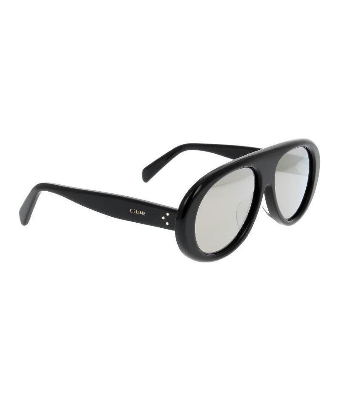 CELINE Черные пластиковые солнцезащитные очки, фото 3