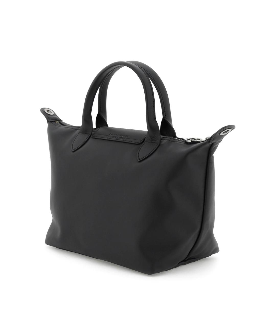 LONGCHAMP Черная сумка с короткими ручками, фото 2