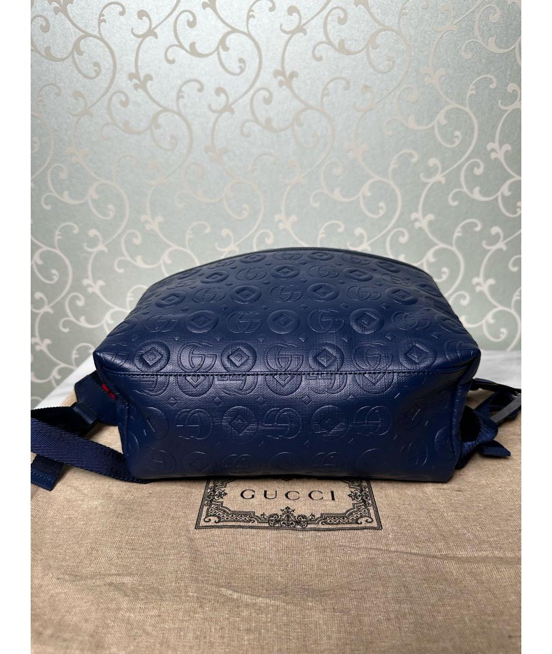 GUCCI Темно-синий рюкзак, фото 7