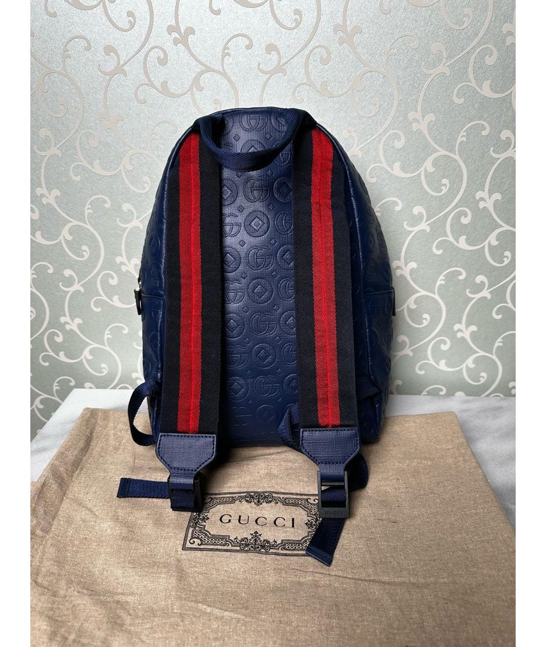 GUCCI Темно-синий рюкзак, фото 2