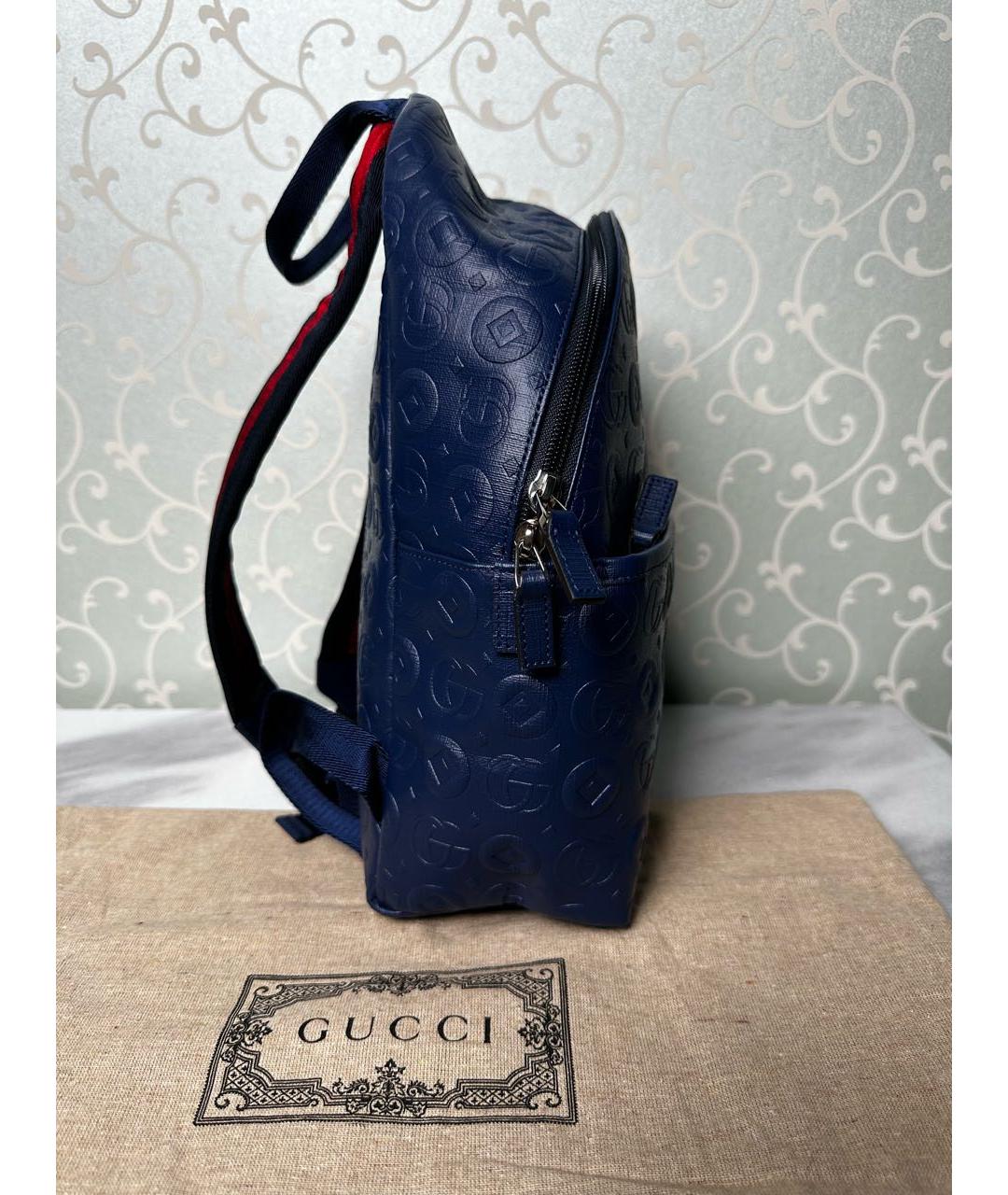 GUCCI Темно-синий рюкзак, фото 4