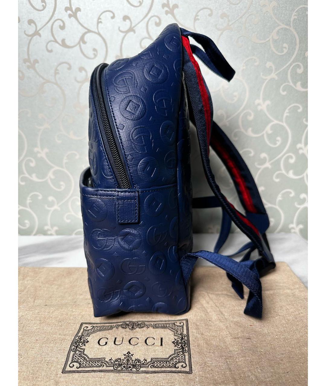 GUCCI Темно-синий рюкзак, фото 3