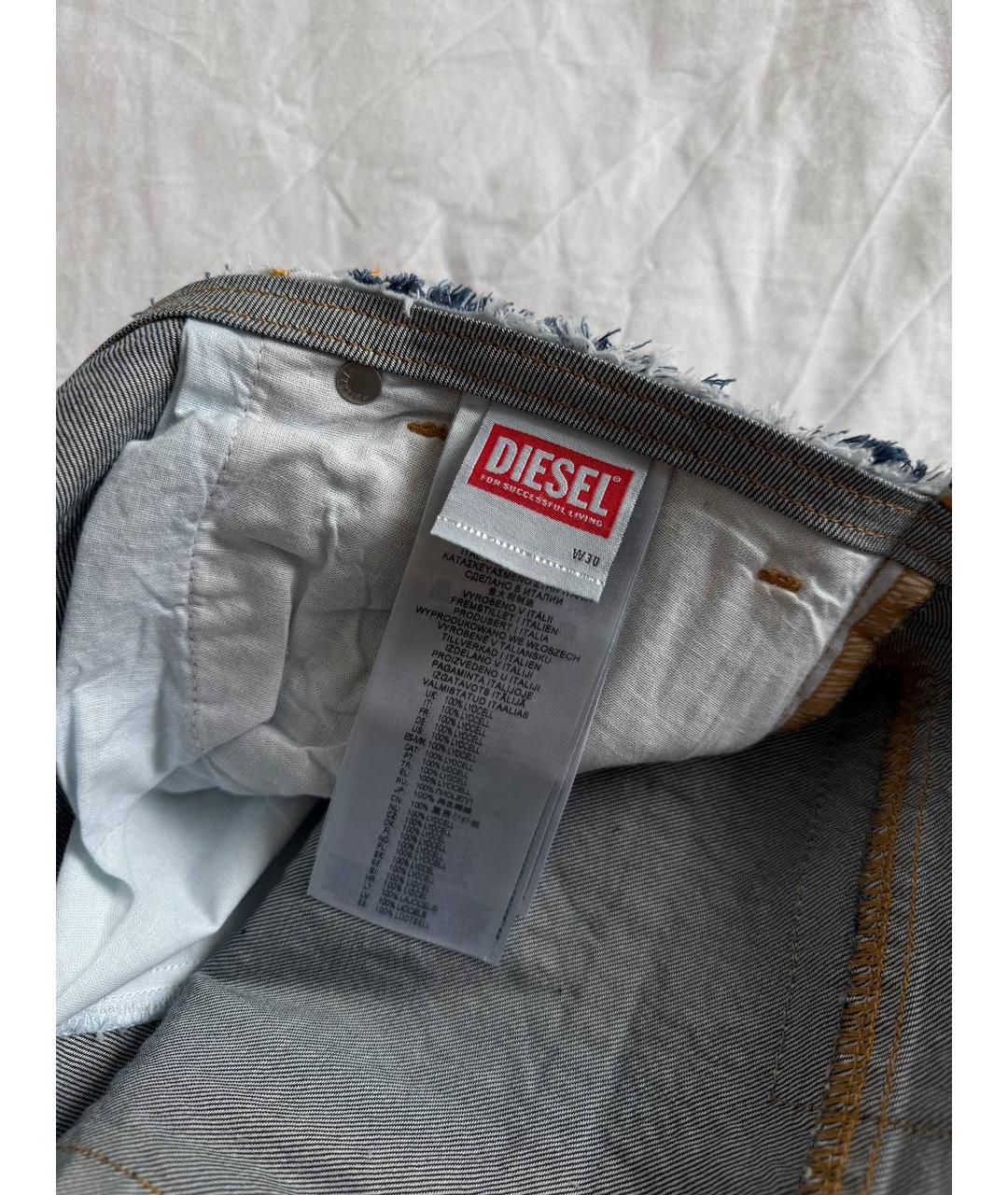 DIESEL Синяя деним юбка макси, фото 6