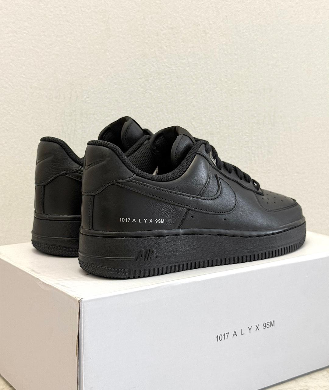 NIKE Черные кожаные кроссовки, фото 5